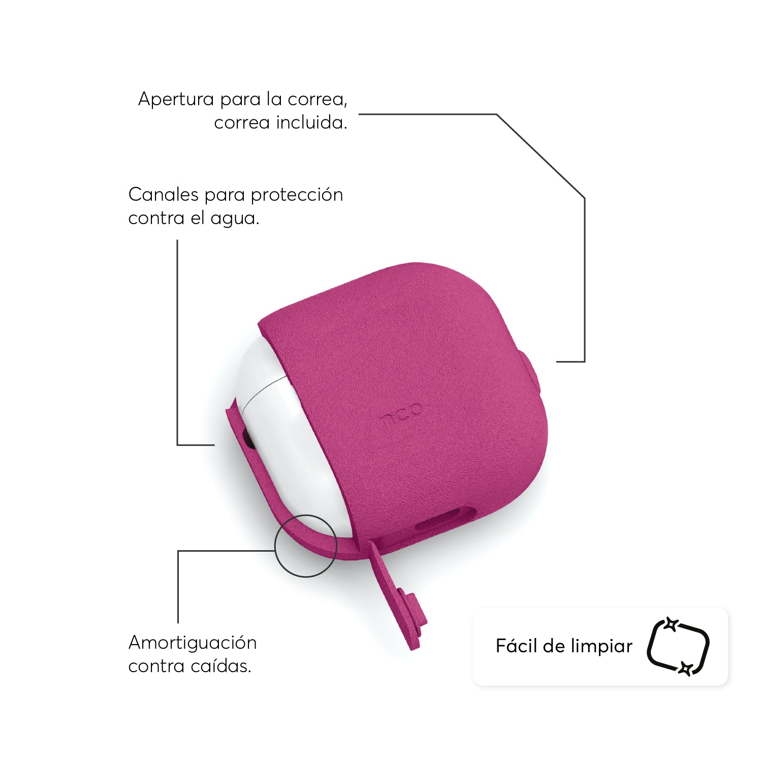 SiliconeGuard para AirPods - Attenza.net