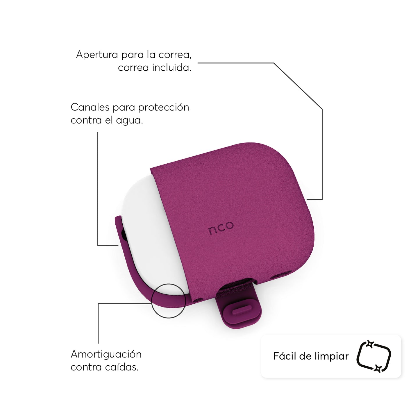 SiliconeGuard para AirPods - Attenza.net