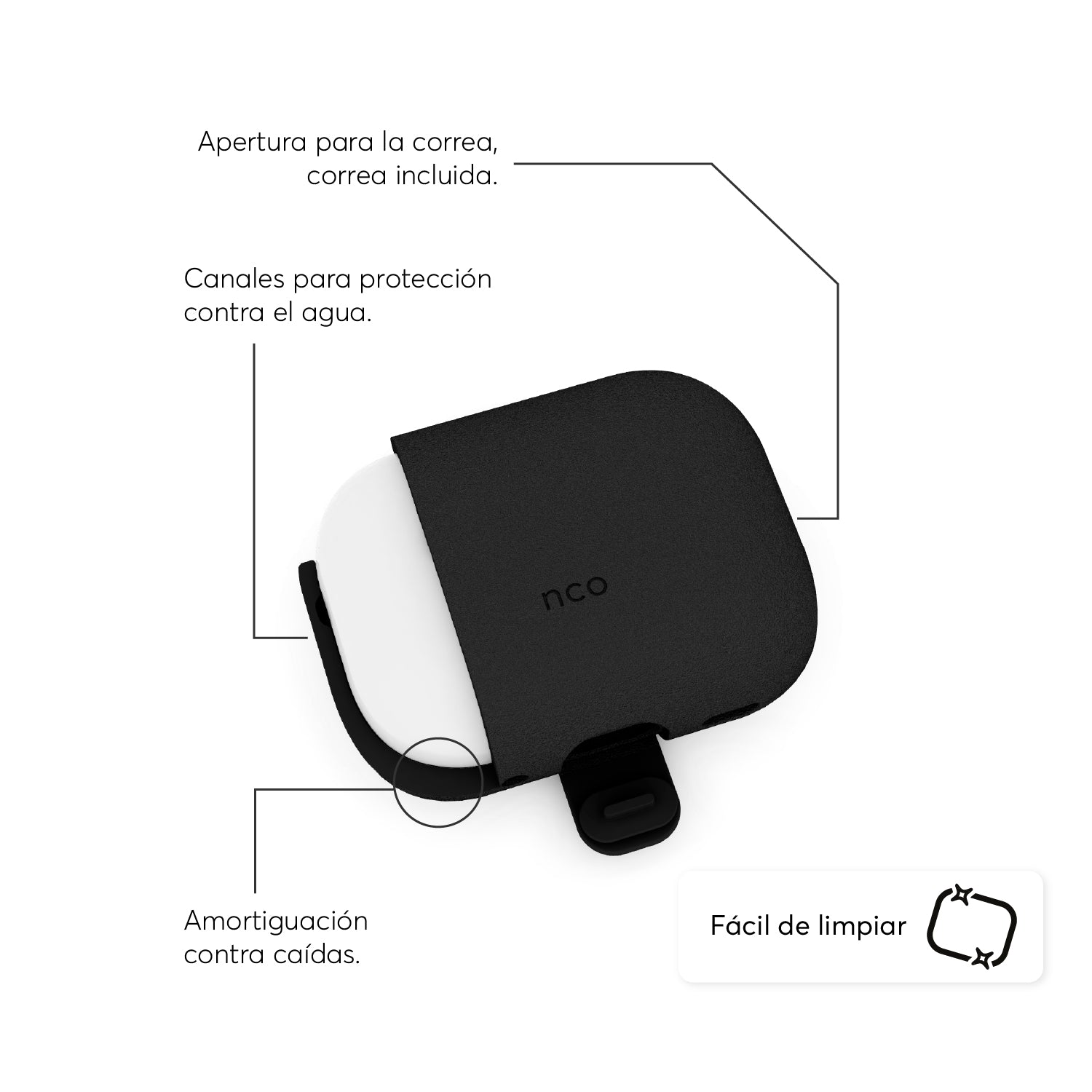 SiliconeGuard para AirPods - Attenza.net