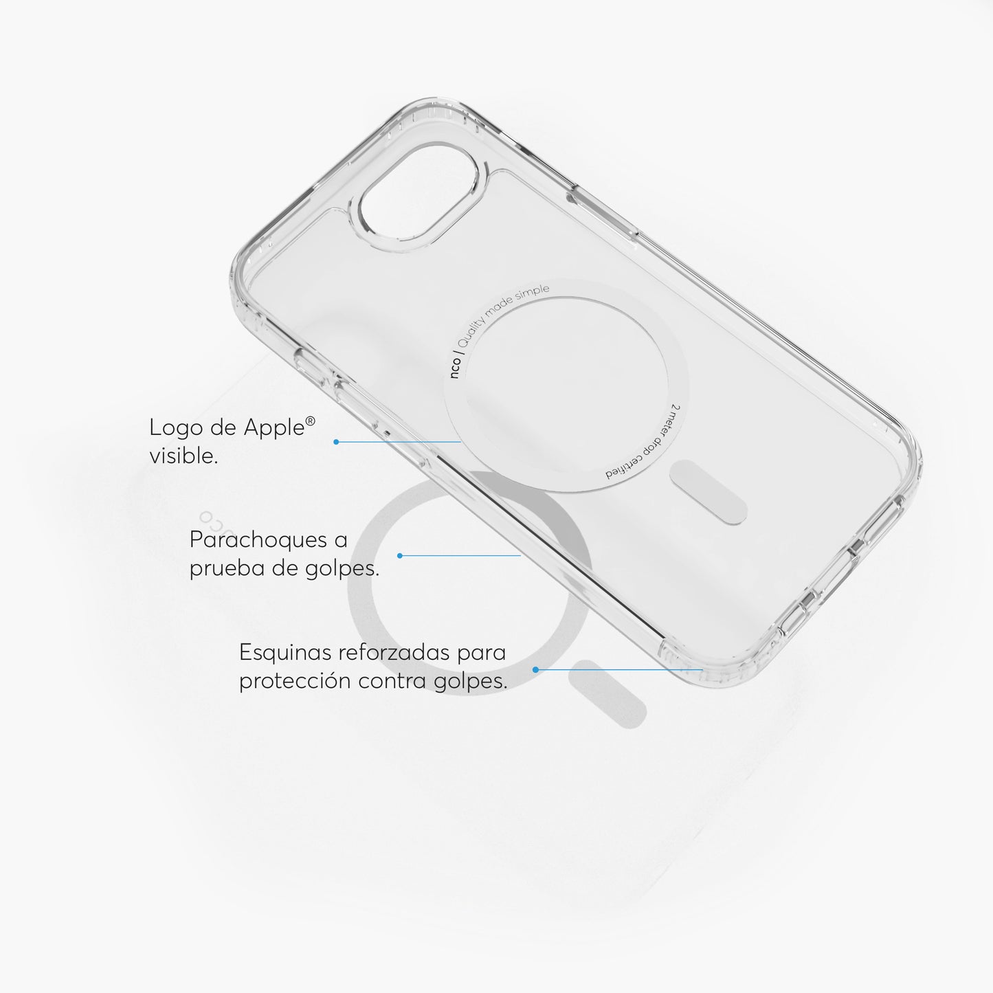 SafeCase para iPhone compatible con MagSafe