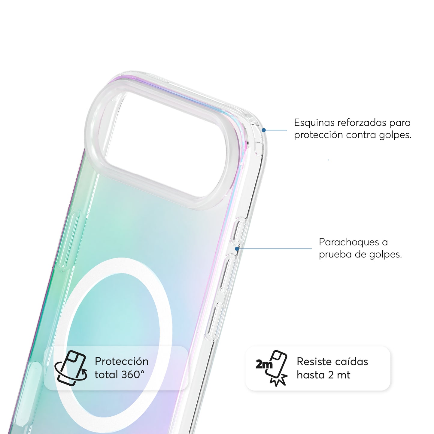 SafeCase para iPhone compatible con MagSafe