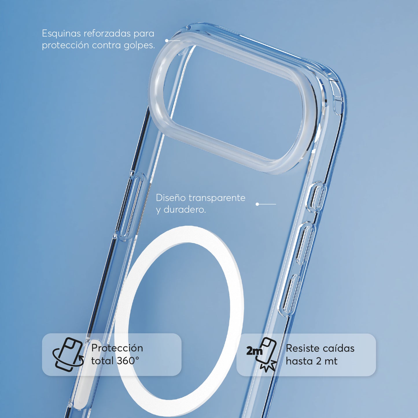 SafeCase para iPhone compatible con MagSafe