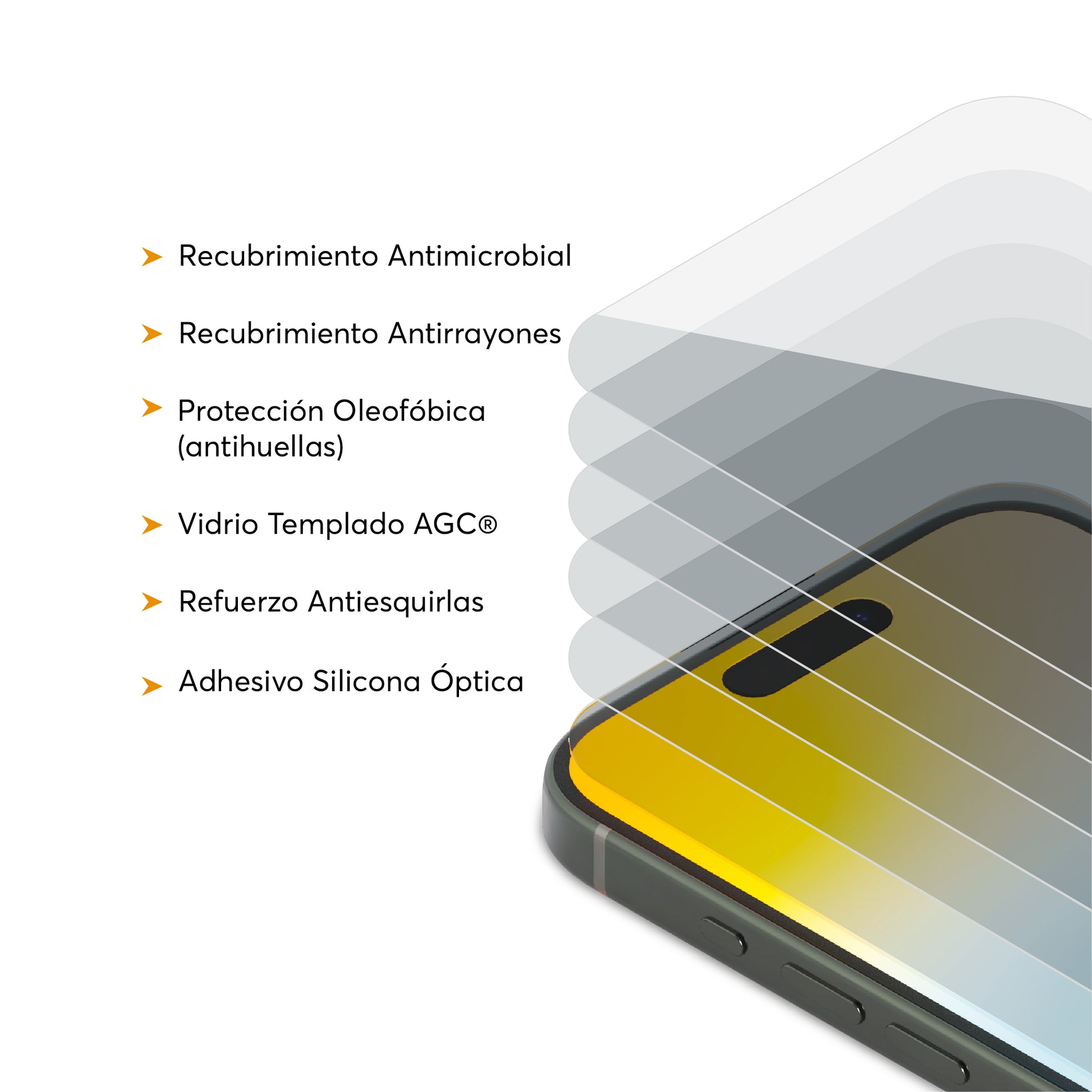 GlassGuard ion+ para iPhone - Attenza.net