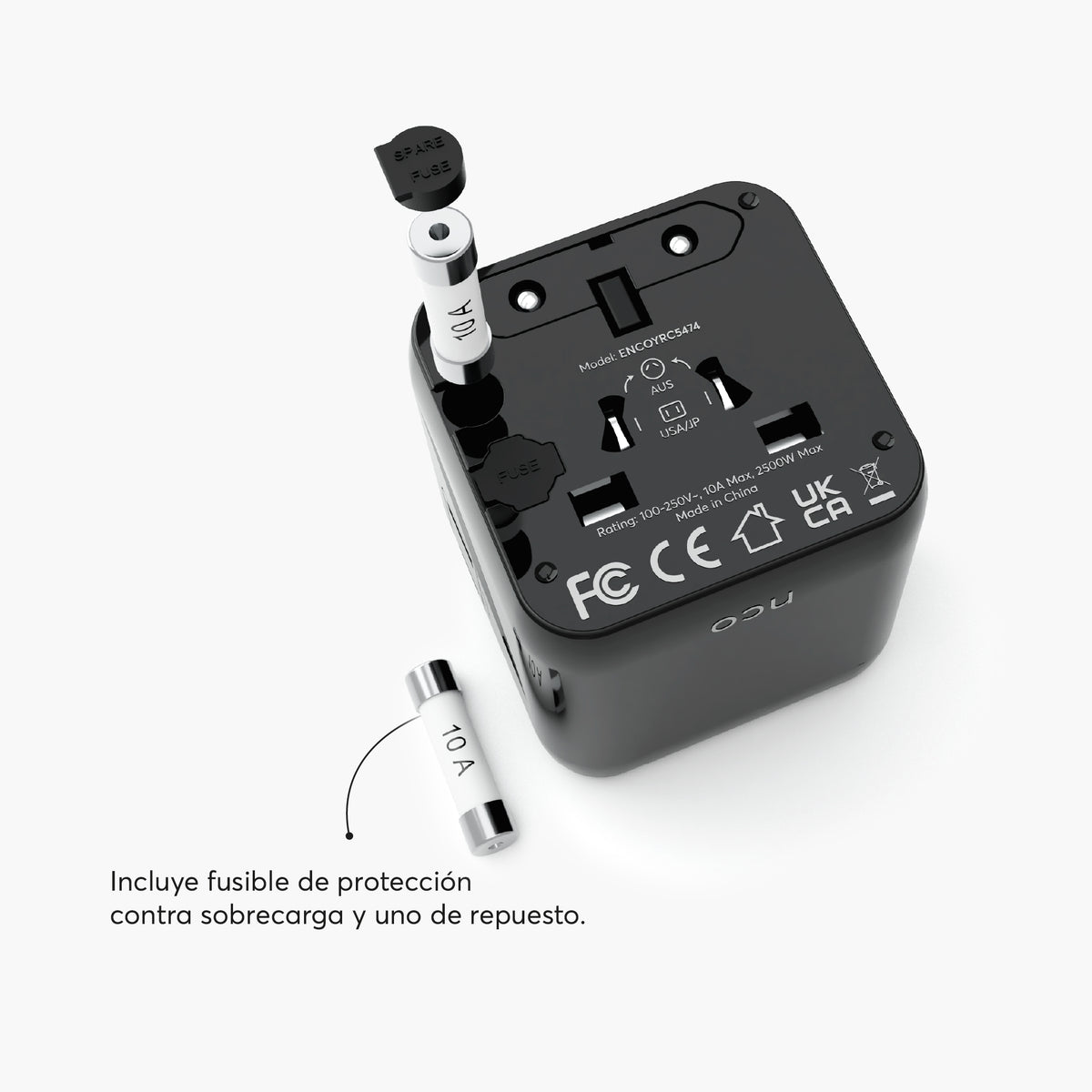 TravelAdapter Universal AC – All in One - Attenza Panamá