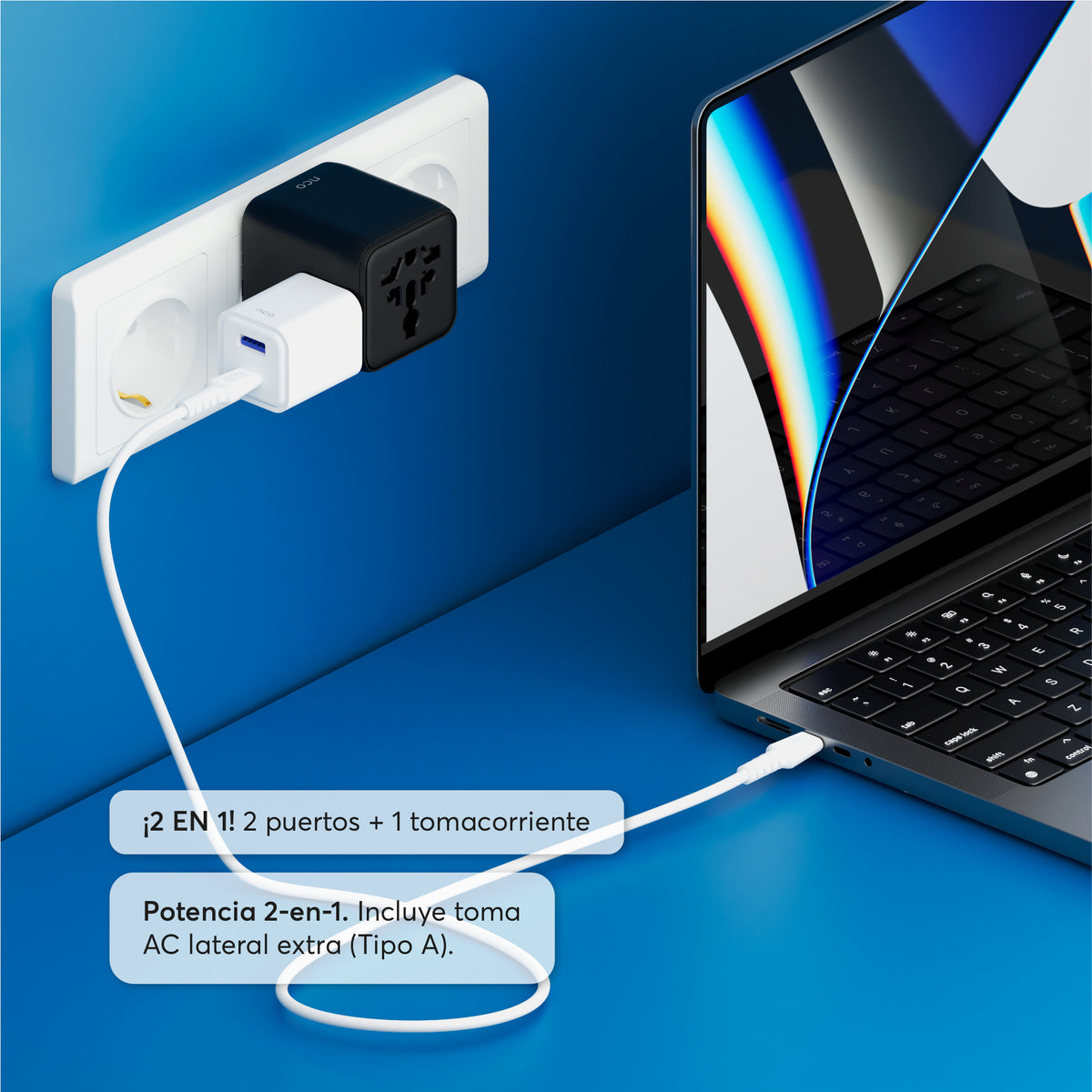 TravelAdapter Universal AC – All in One - Attenza Panamá