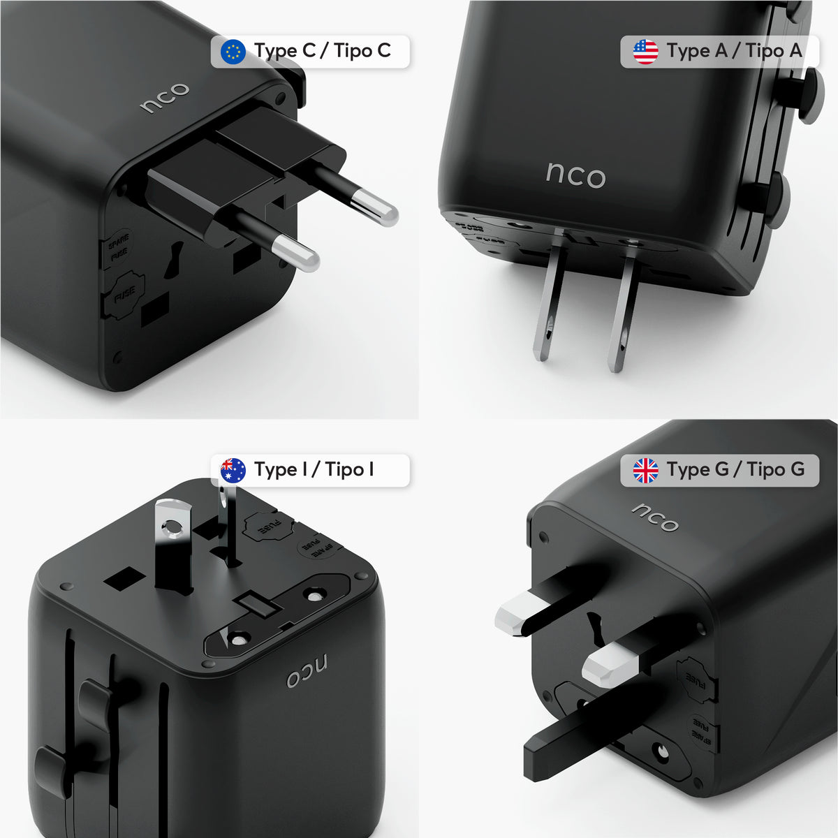 TravelAdapter Universal AC – All in One - Attenza Panamá