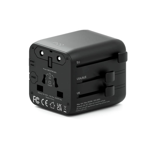 TravelAdapter Universal AC – All in One - Attenza.net
