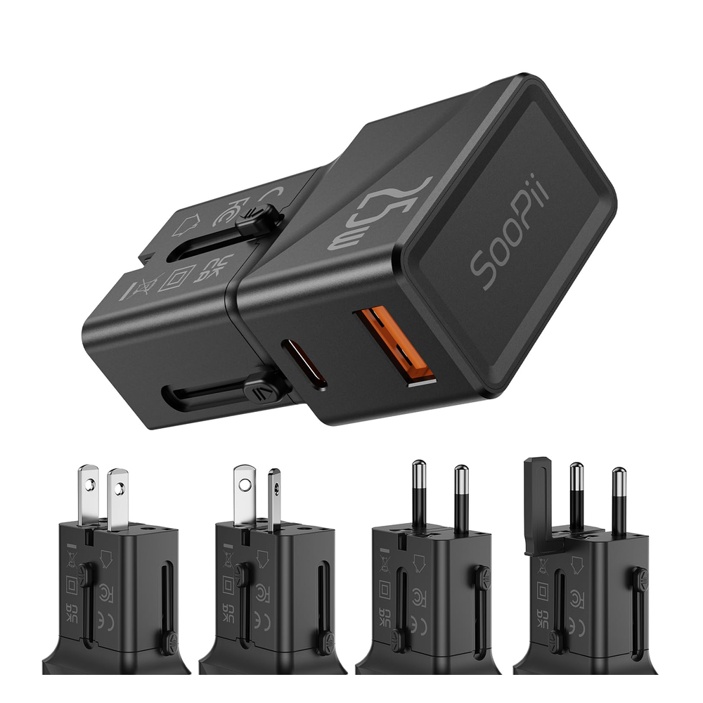 TravelAdapter Universal 25W – USB A / USB C