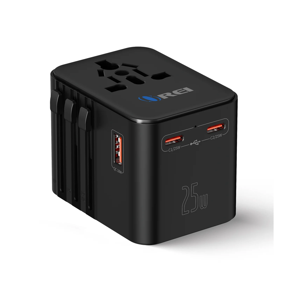 TravelAdapter Universal 25W – USB A / USB C
