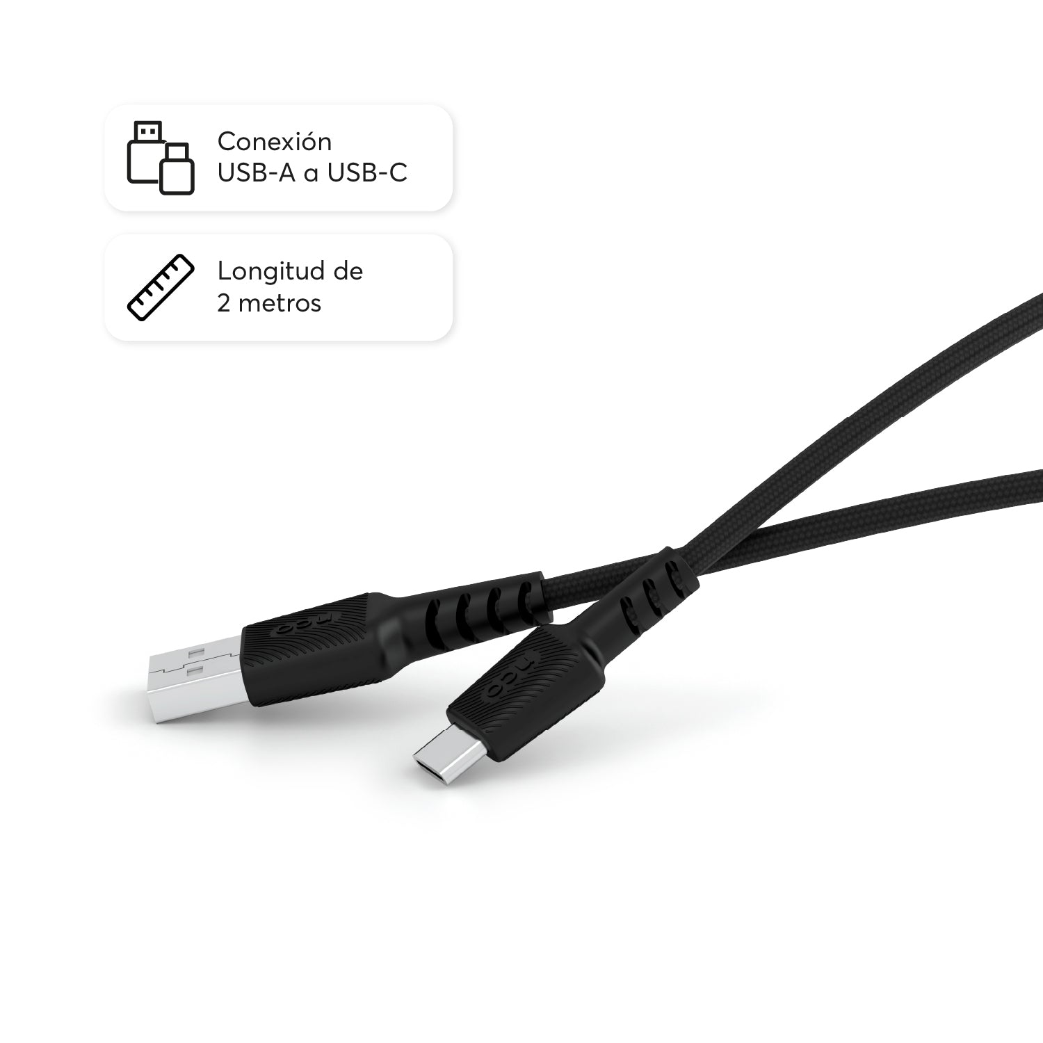 PowerLite 2M Cable USB-A - USB-C - Attenza.net