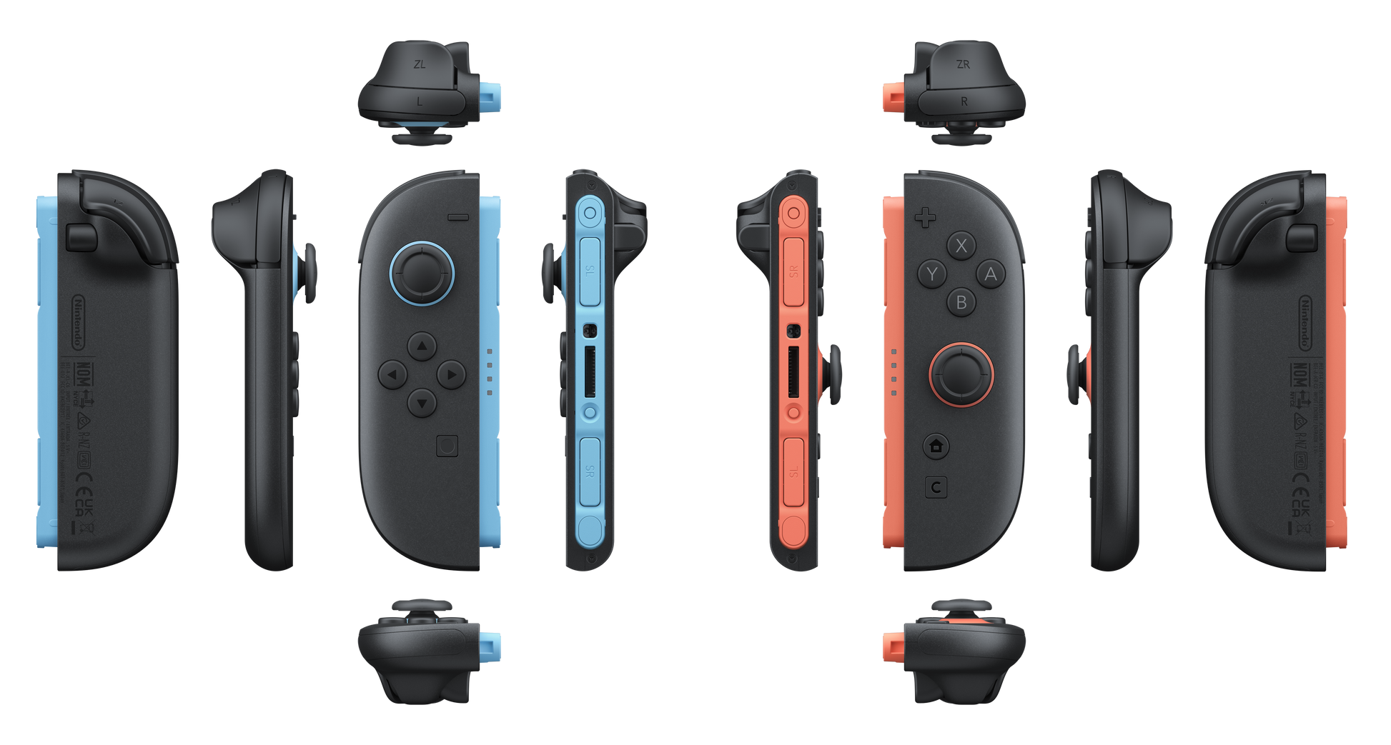 Controles Light Joy-Con™ 2 (L) Azul / (R) Rojo para Nintendo Switch™ 2 - Attenza Panamá