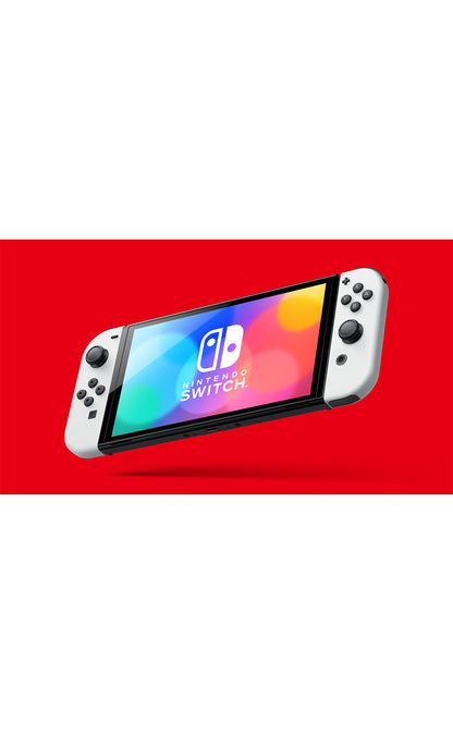 Consola Nintendo Switch™ OLED Blanca Bundle + Super Mario Bros.™ Wonder - Attenza.net