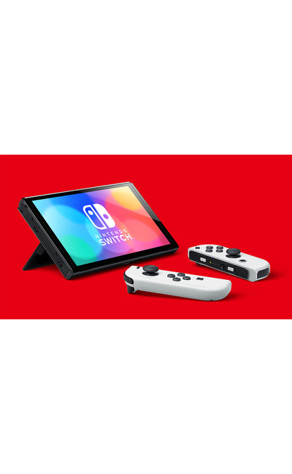 Consola Nintendo Switch™ OLED Blanca Bundle + Super Mario Bros.™ Wonder - Attenza.net