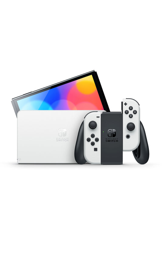 Consola Nintendo Switch™ OLED Blanca Bundle + Super Mario Bros.™ Wonder - Attenza.net