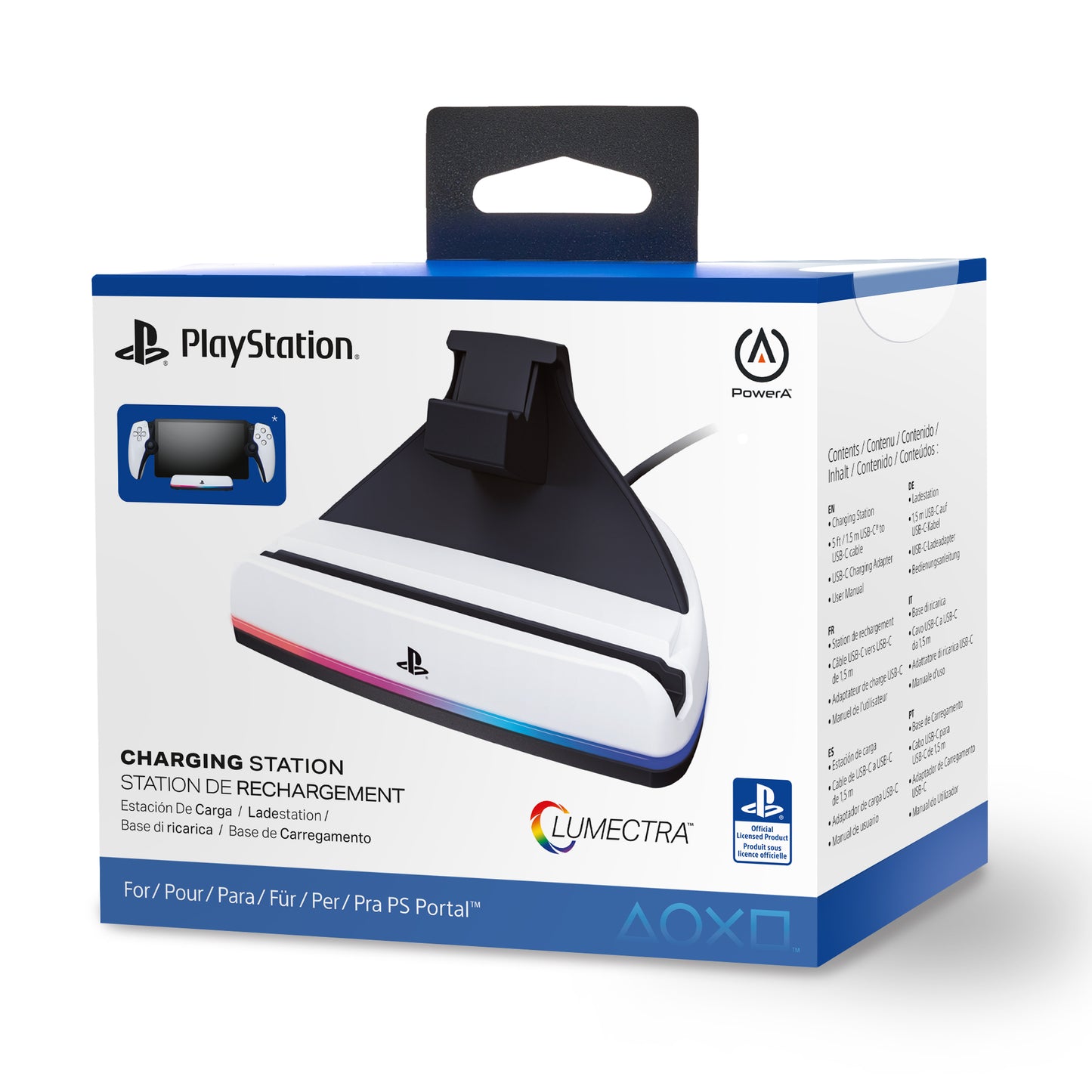 Base de carga PowerA para PlayStation Portal™ Remote con Lumectra™