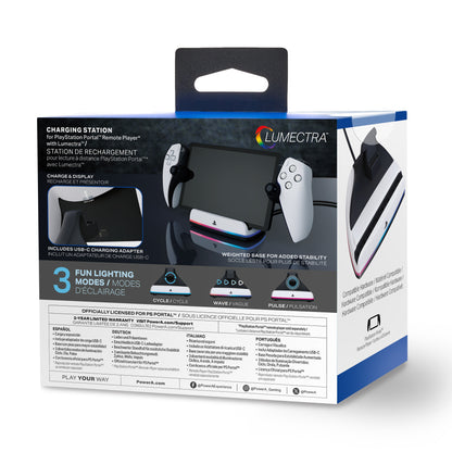 Base de carga PowerA para PlayStation Portal™ Remote con Lumectra™