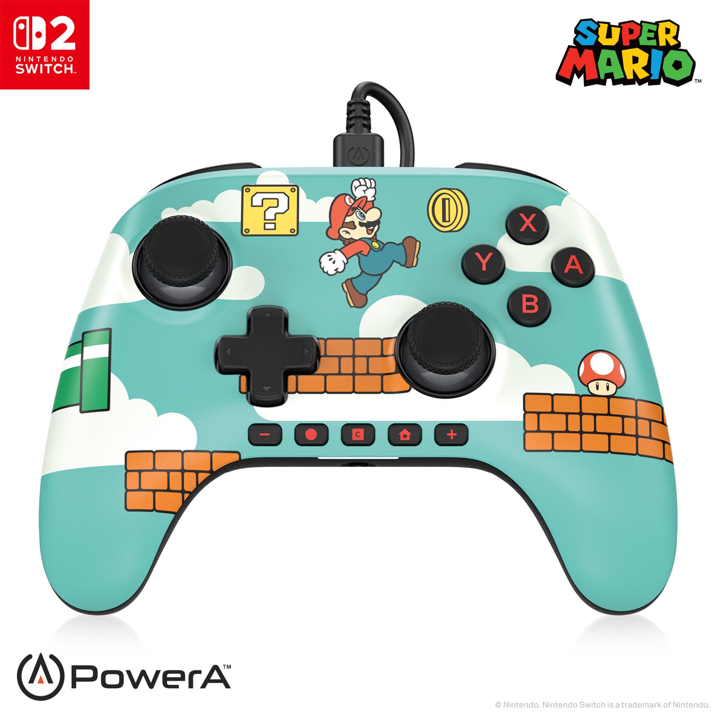 Control alámbrico PowerA para Nintendo Switch™ 2 - Attenza Panamá