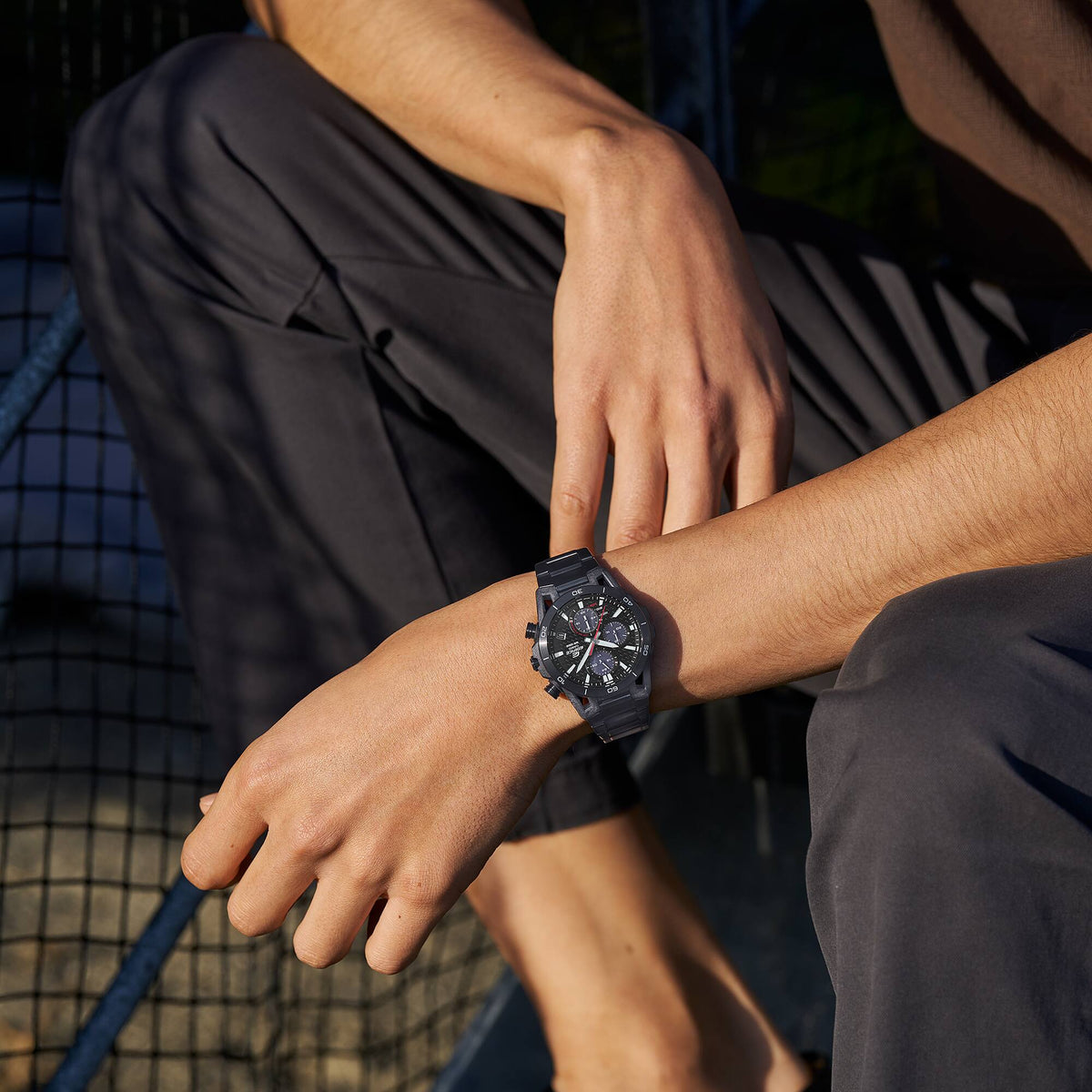 Reloj Análogo Negro Deportivo de Hombre EQS-960DC-1A