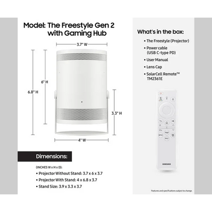 Samsung The Freestyle 2nd Gen