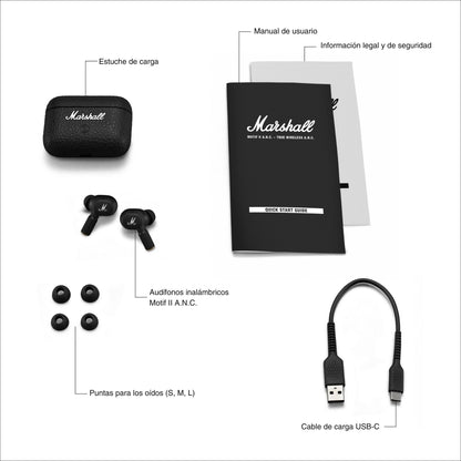 Marshall Motif II ANC Auriculares In-Ear True Wireless - Attenza.net
