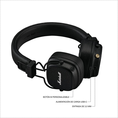 Marshall Major V Auriculares On-Ear Bluetooth