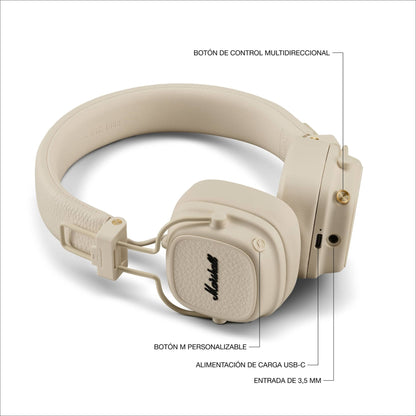 Marshall Major V Auriculares On-Ear Bluetooth