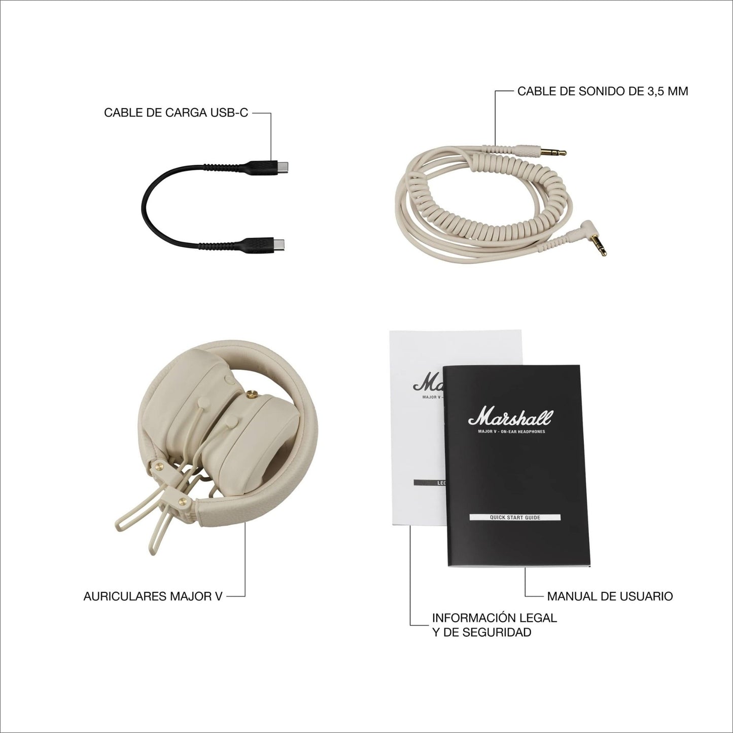 Marshall Major V Auriculares On-Ear Bluetooth