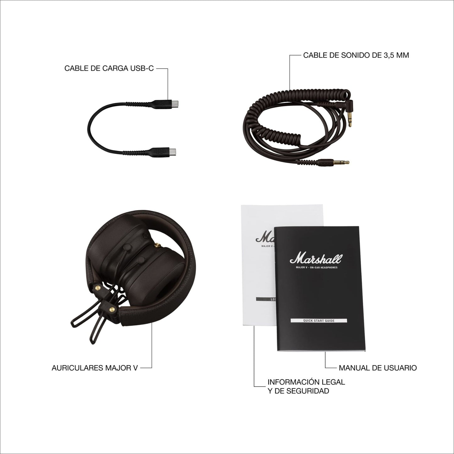 Marshall Major V Auriculares On-Ear Bluetooth