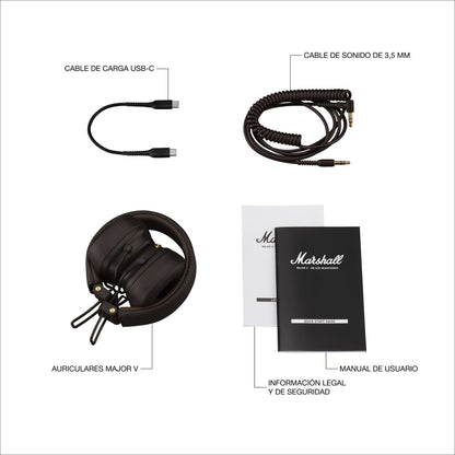 Marshall Major V Auriculares On-Ear Bluetooth