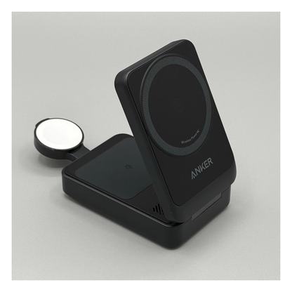 Cargador Inalámbrico plegable Anker MagGo 3 en 1 Qi2 de 15 W - Attenza Panamá