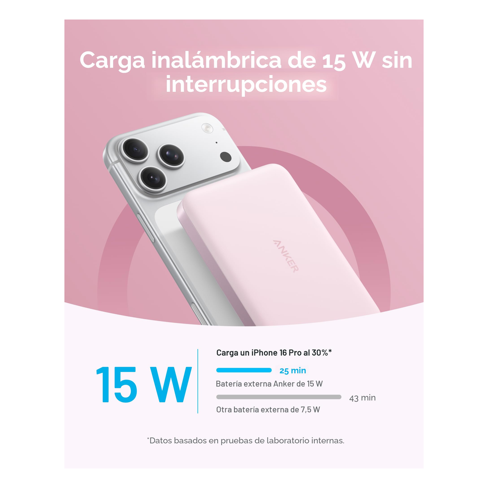 Cargador Inalámbrico plegable Anker MagGo 3 en 1 Qi2 de 15 W - Attenza Panamá