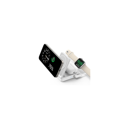 Cargador Inalámbrico plegable Anker MagGo 3 en 1 Qi2 de 15 W - Attenza Panamá
