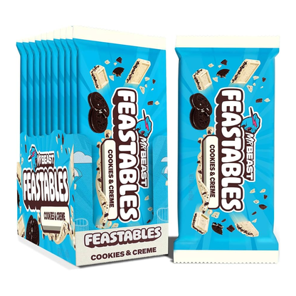 Feastables Barra De Chocolate Cookies Y Creme 60 G