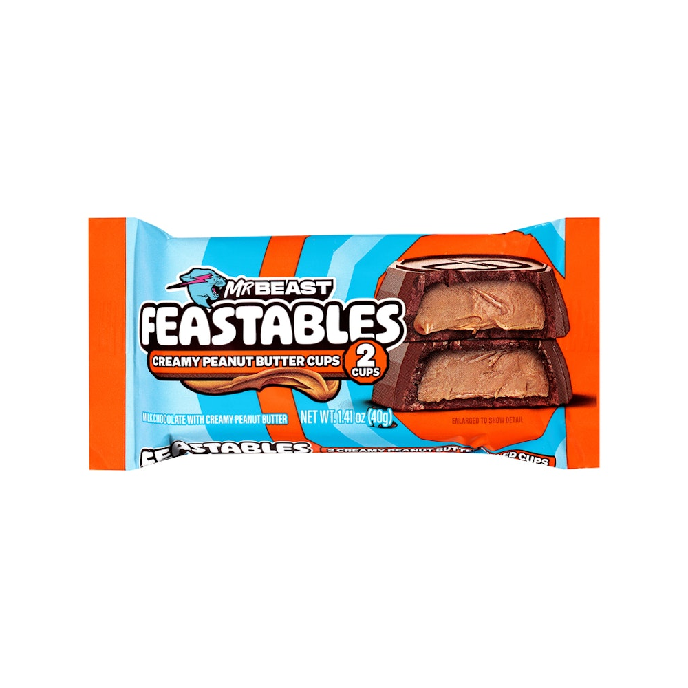 Feastables Chocolates Peanut Butter Cups 40 G