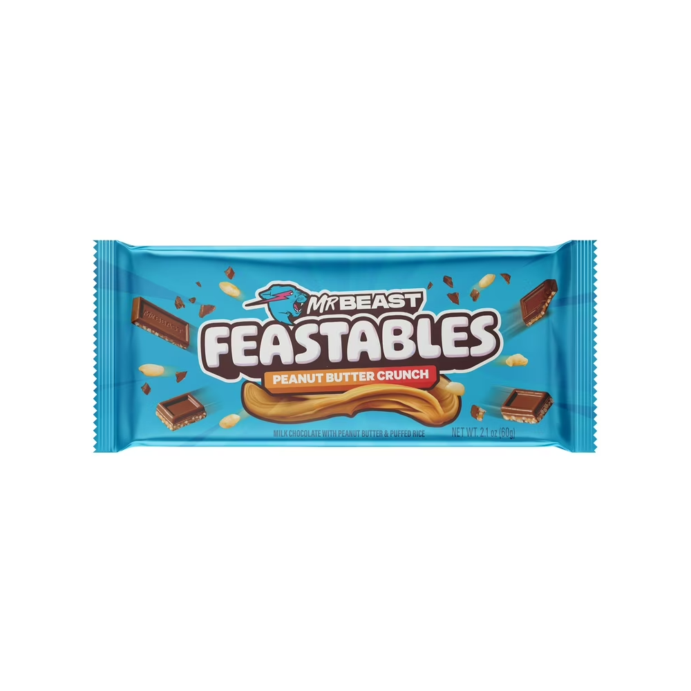 Feastables Chocolate De Mrbeast Con Maní 60 G