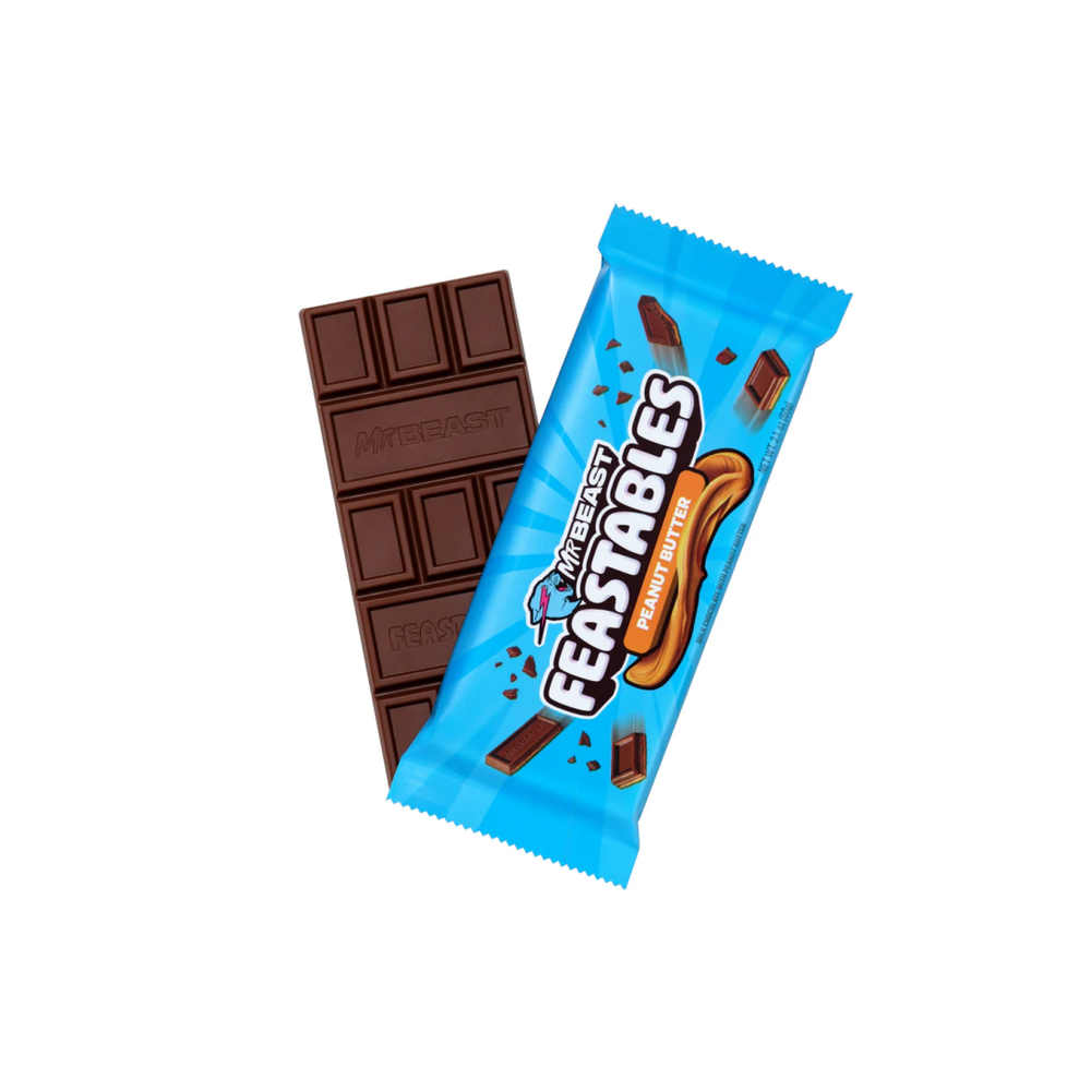Feastables Chocolate De Mrbeast Con Maní 60 G