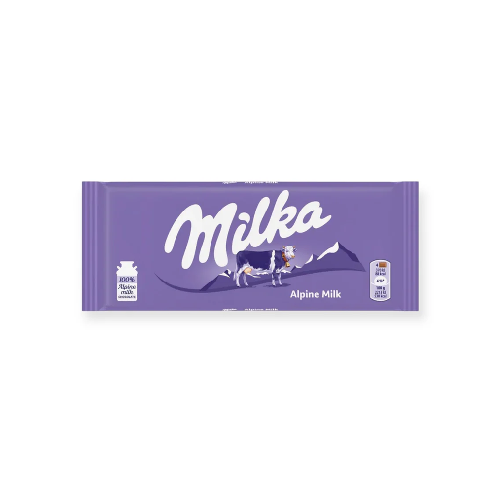 Milka Chocolate Con Leche De Los Alpes 2 X 100 G