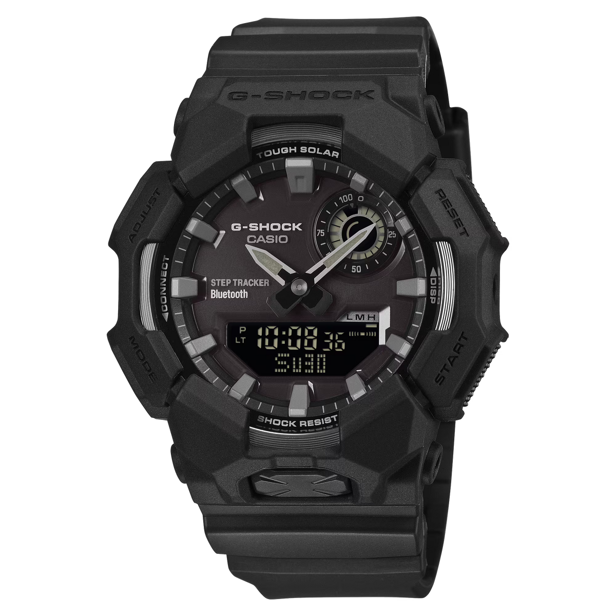 Reloj Análogo Digital Negro de Hombre