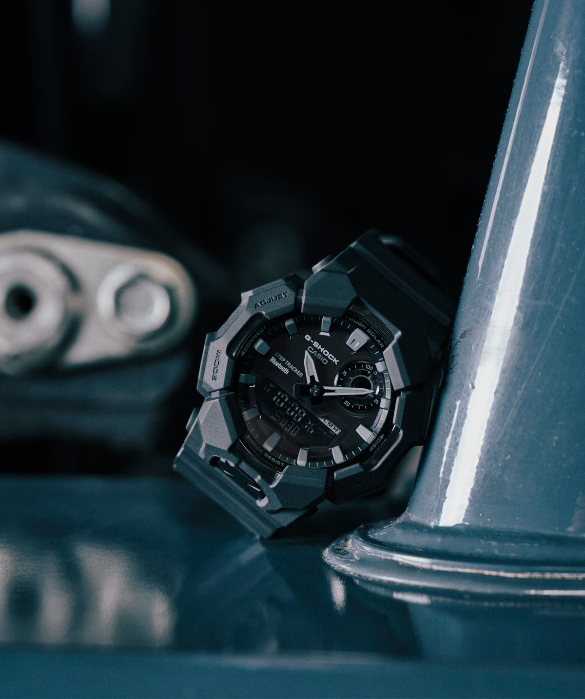 Reloj Análogo Digital Negro de Hombre