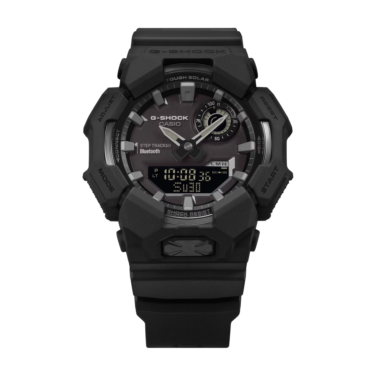 Reloj Análogo Digital Negro de Hombre