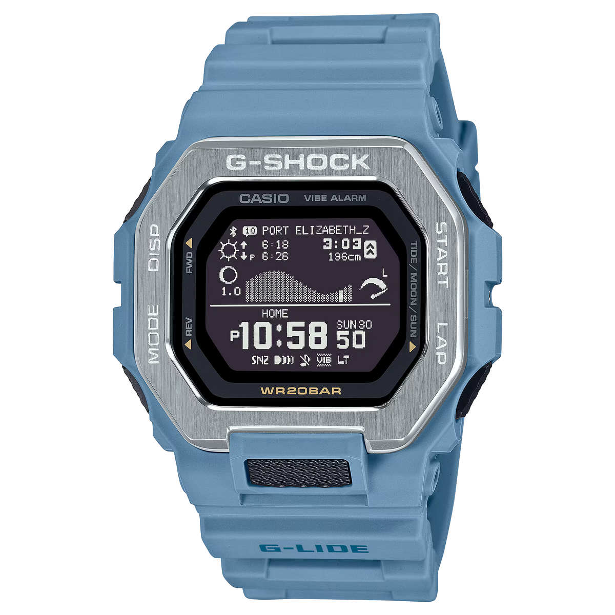 Reloj Digital Deportivo Azul de Hombre GBX-100-2A