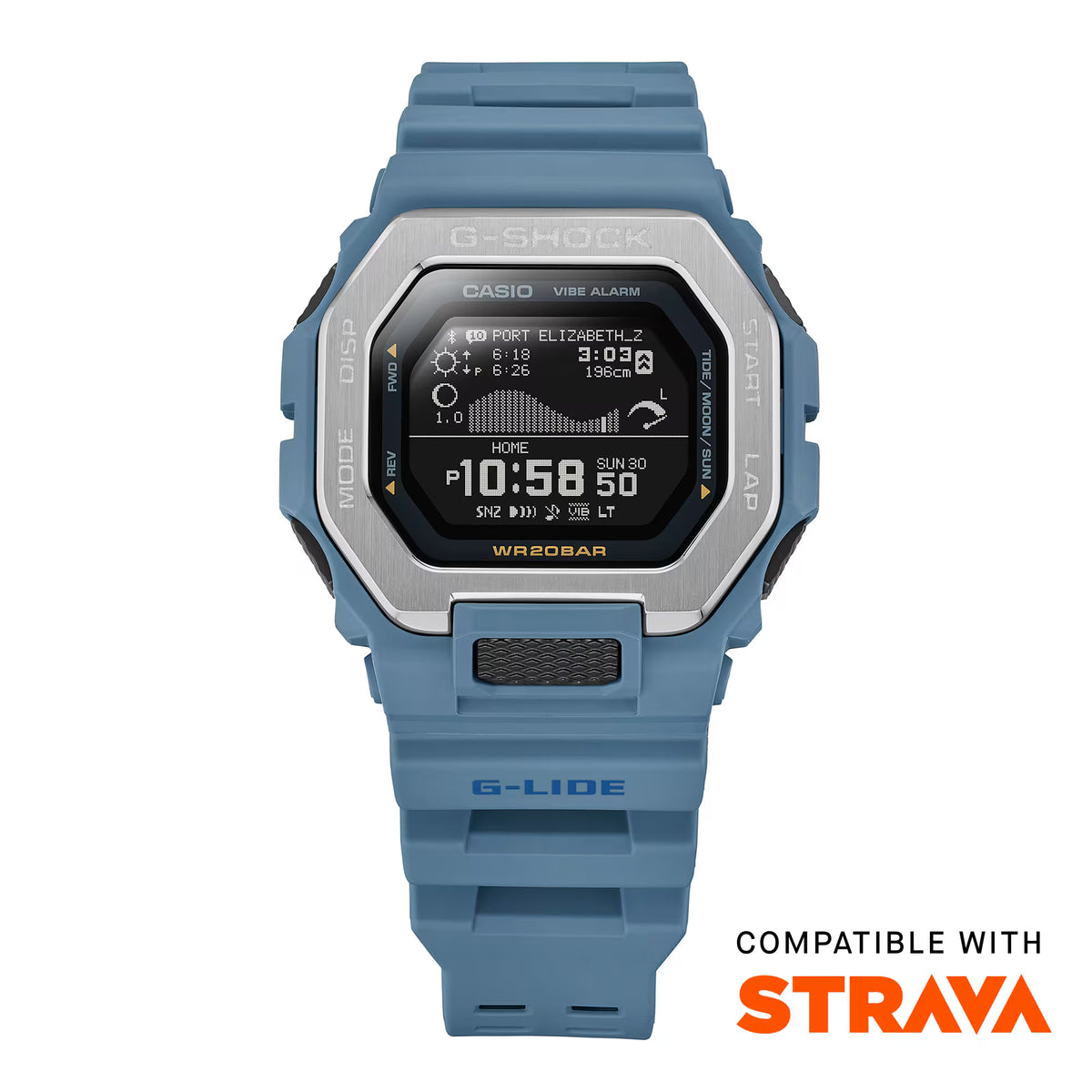 Reloj Digital Deportivo Azul de Hombre GBX-100-2A