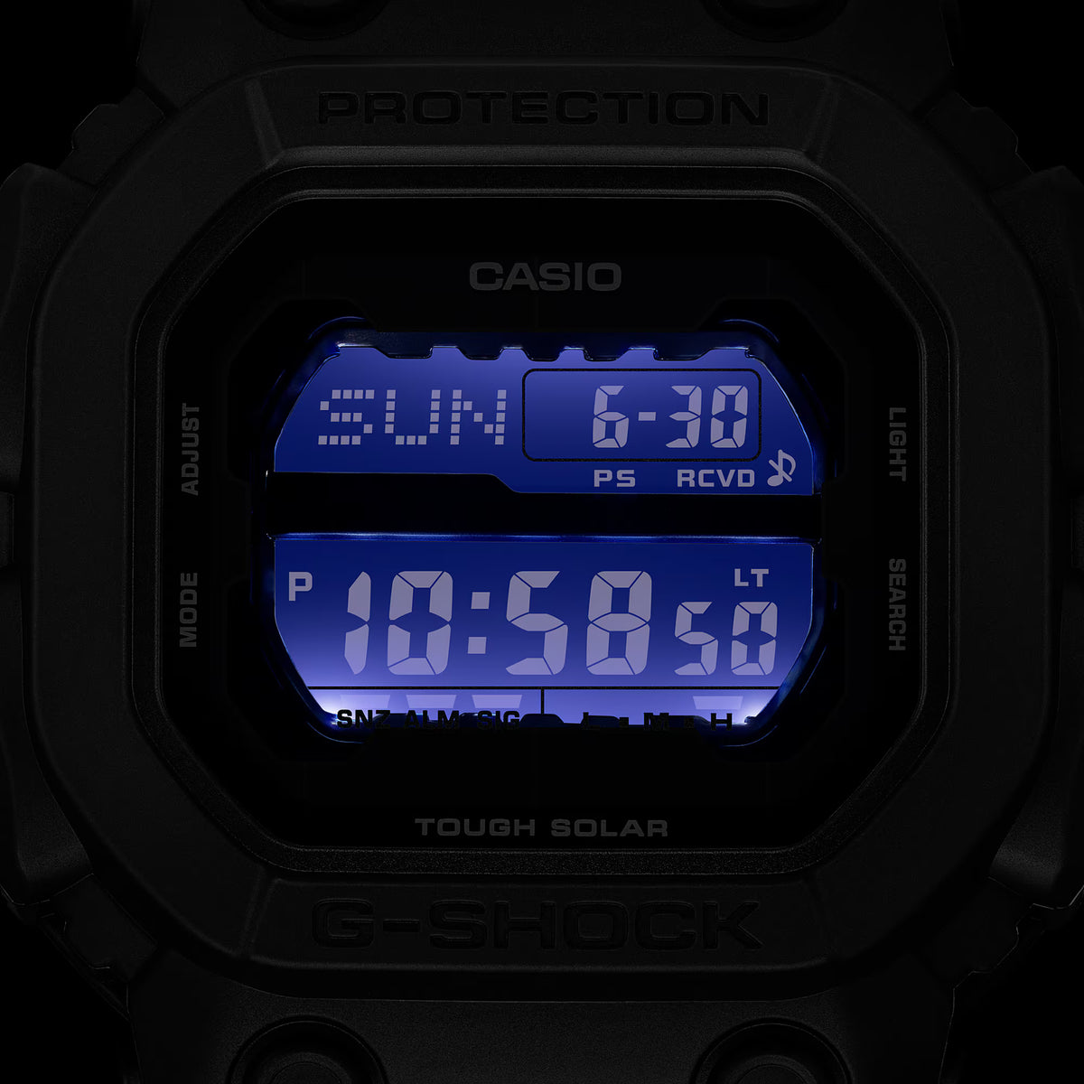 Reloj Digital Negro de Hombre GX-56UBB-1D