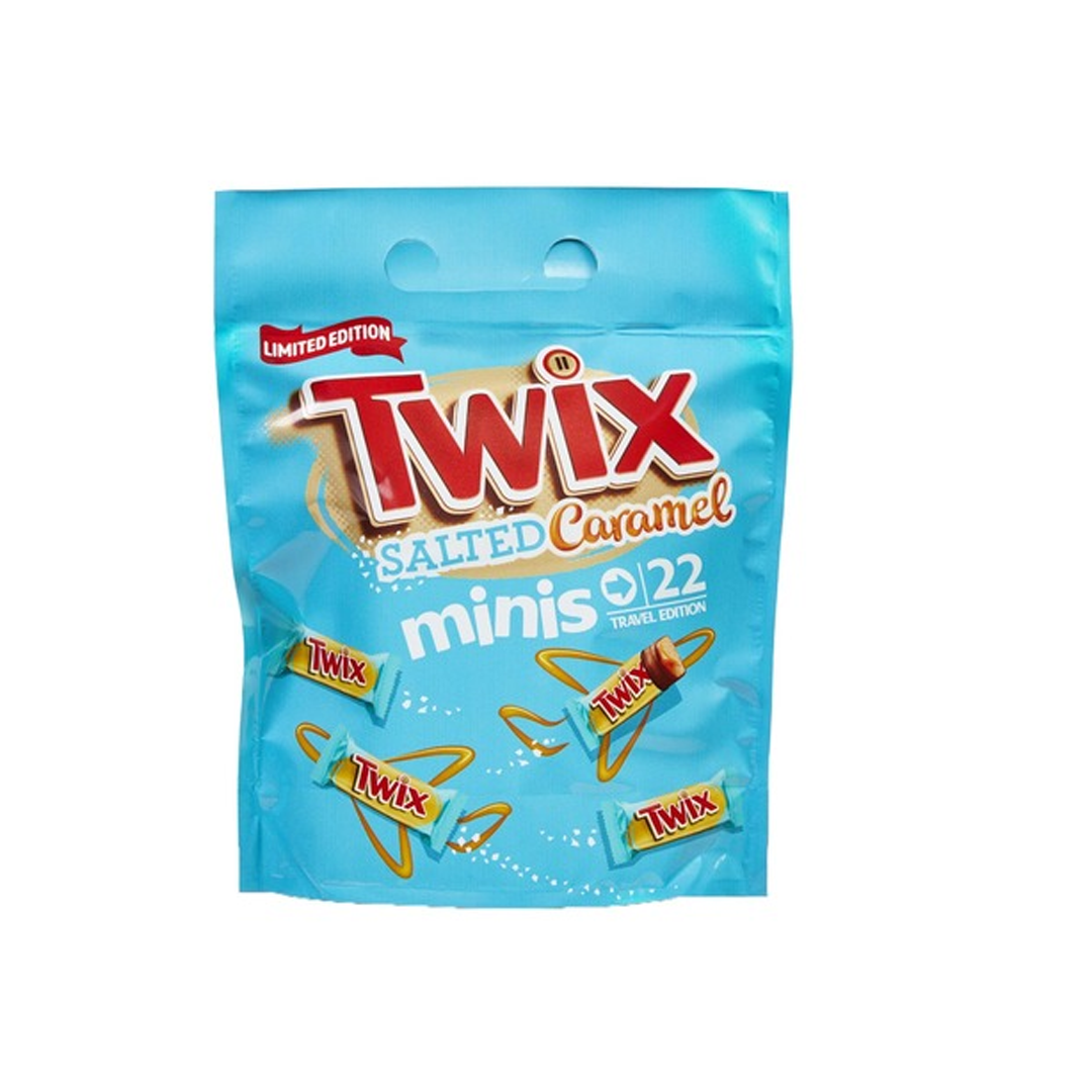 Chocolates Twix Minis Salted Caramel Bolsa - 440g - Attenza.net