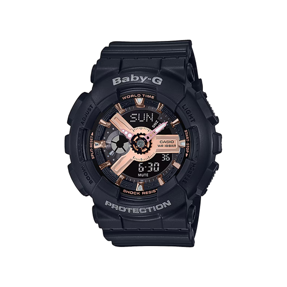 Baby-G Analógico-Digital Blanco de Mujer BGA-250-7A2 - Attenza Panamá