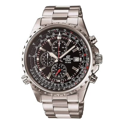 Edifice Analógico Plateado de Hombre EF-539D-1A2