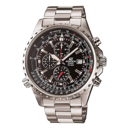 Edifice Analógico Plateado de Hombre EF-539D-1A2