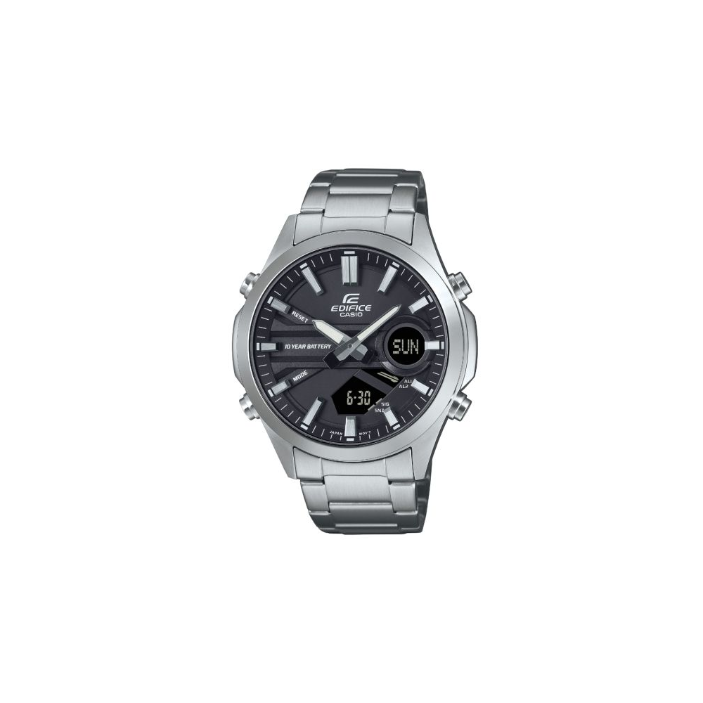 Edifice Analógico Plateado de Hombre EF-539D-1A2