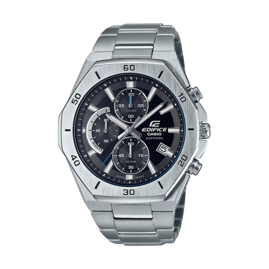 Edifice Analógico Plateado de Hombre EFV-640D-1A - Attenza Panamá