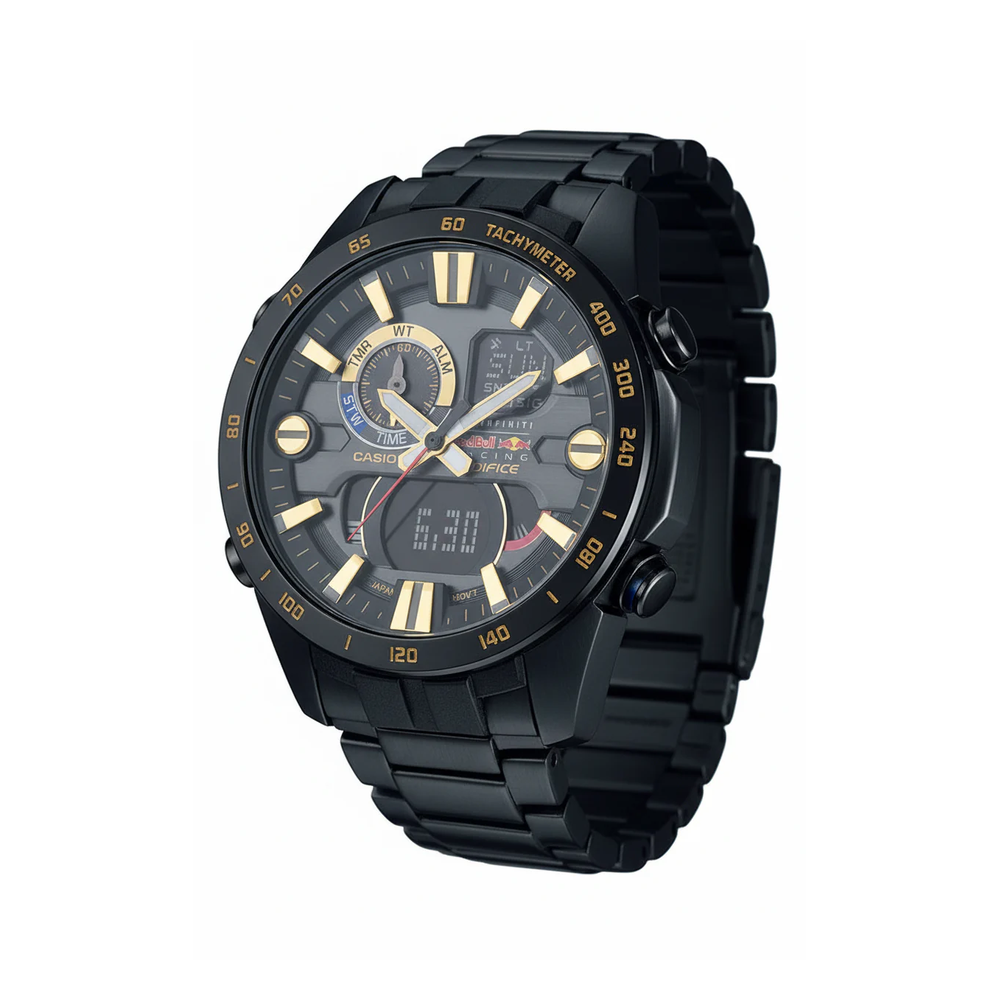 Edifice Analógico-Digital Dorado de Mujer EFV-C120L-8A